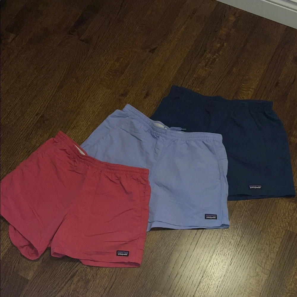 PINK AND NAVY ONLY Patagonia W’s baggies women’s shorts bundle - 5 inches - Picture 1 of 5